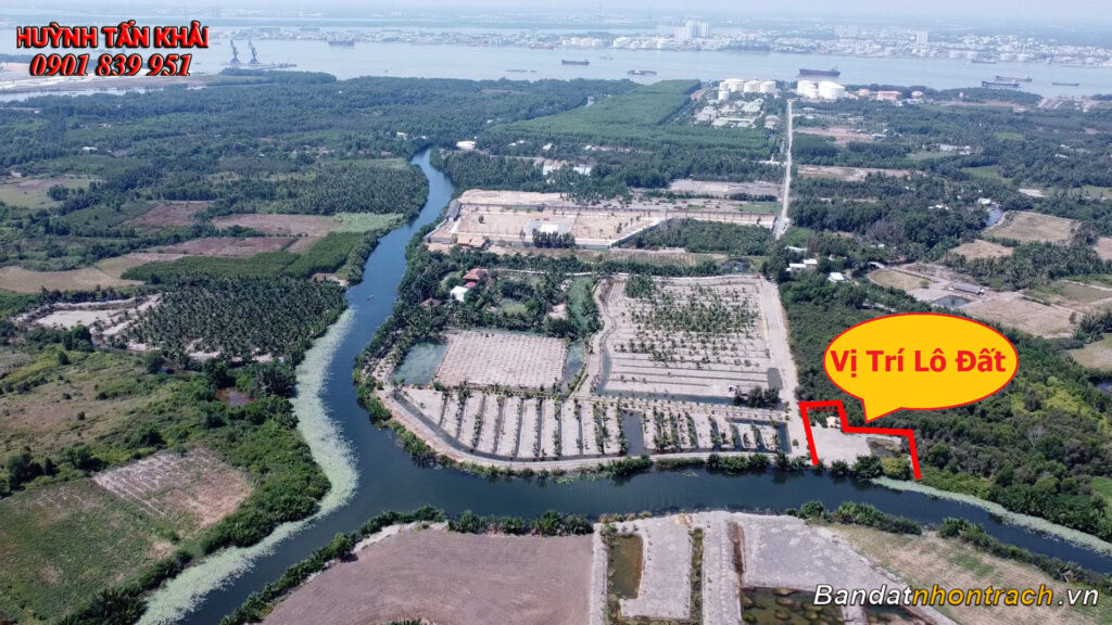 Bán đất vườn Nhơn Trạch lô đất mặt tiền Nguyễn Thị Minh Khai, mặt sông đường ôtô xã Phú Đông