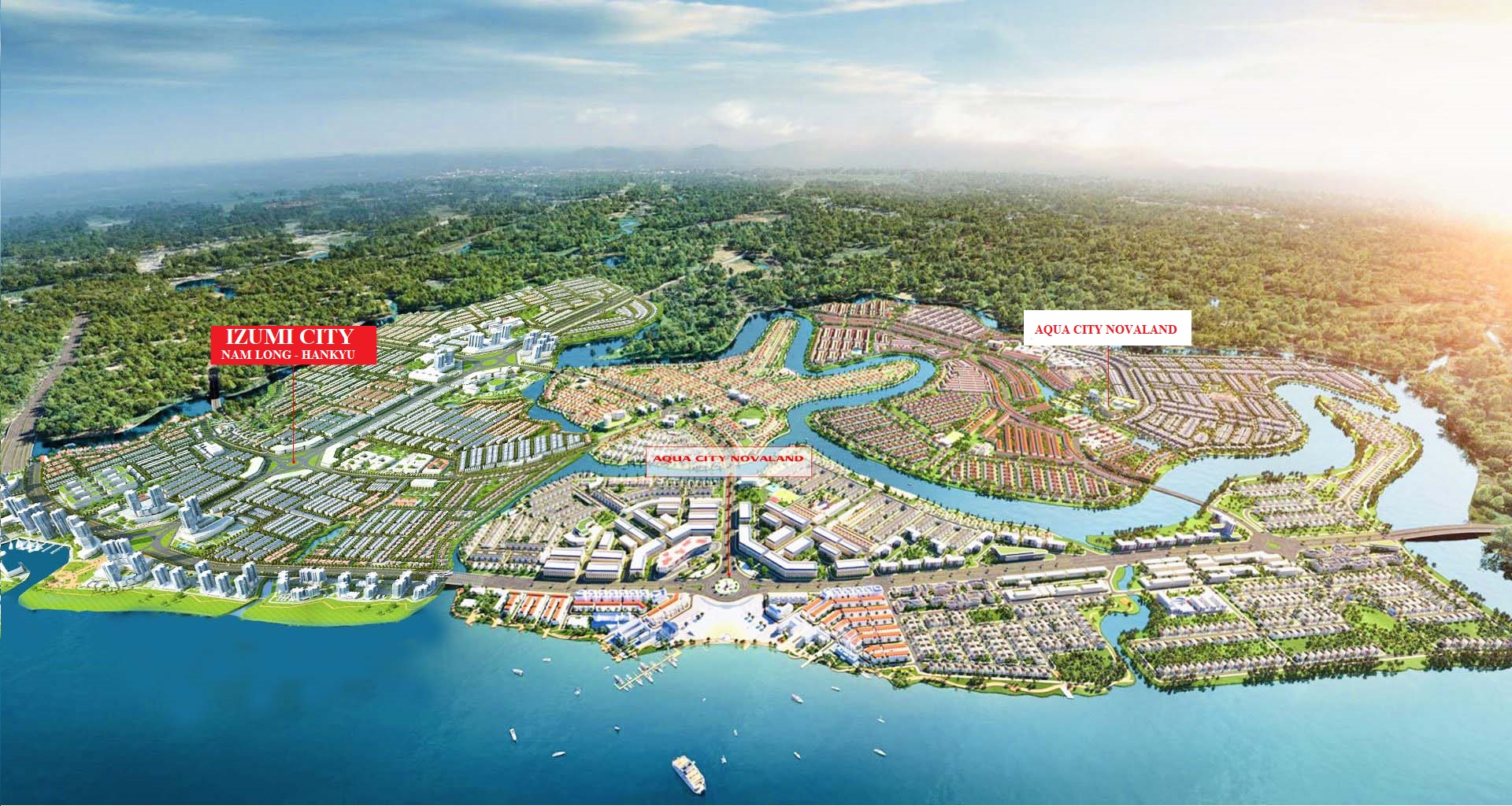Tổng thể dự án Izumi City Nam Long Đồng Nai