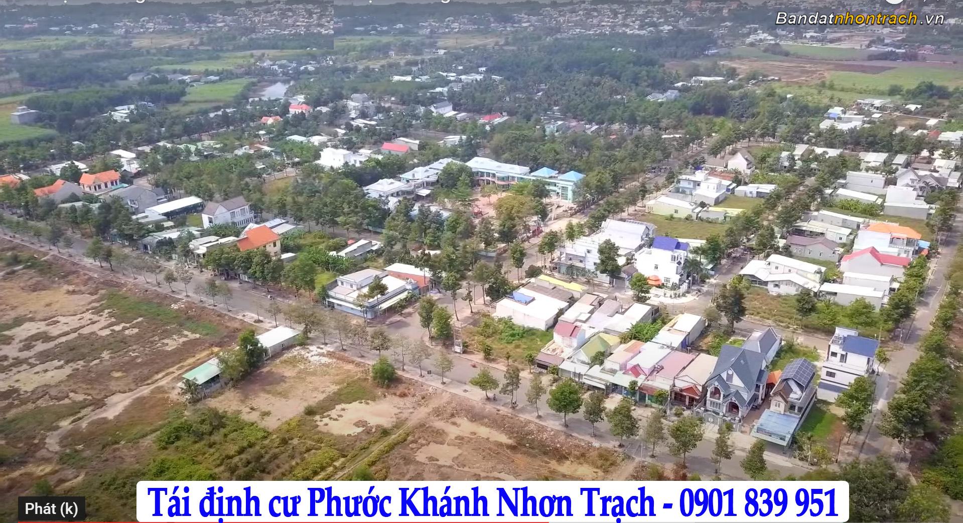 Hình thực tế khu tái định cư Phước Khánh Nhơn Trạch
