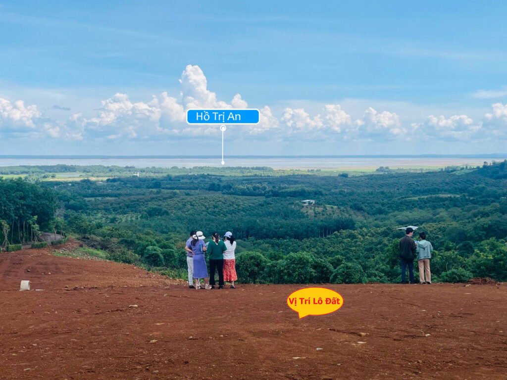 Bán đất Định Quán view hồ Trị An Đồng Nai 1000m2